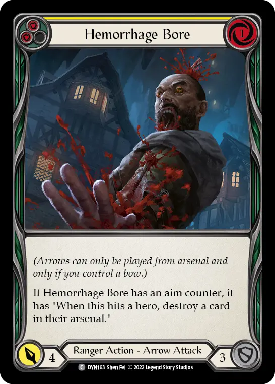Card: Hemorrhage Bore (yel)