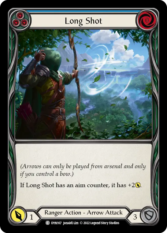 Card: Long Shot (blu)