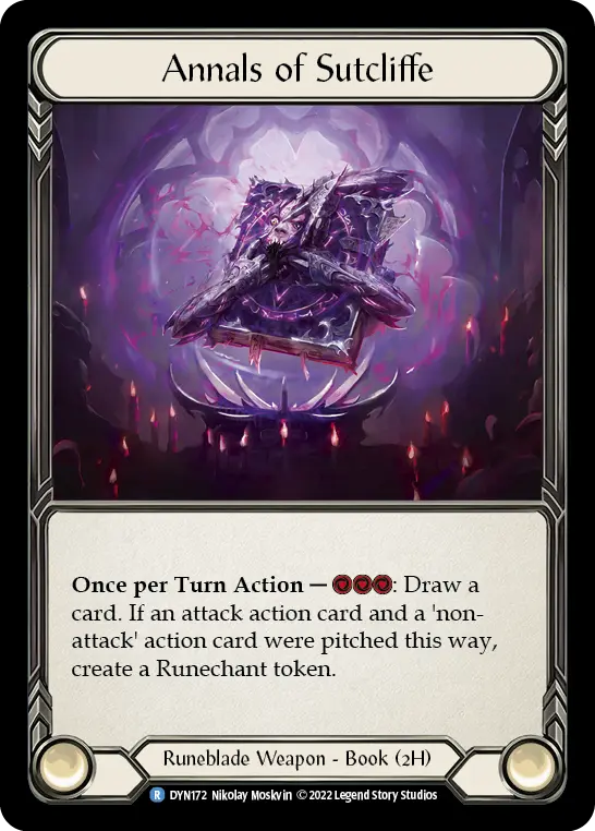 Card: Annals of Sutcliffe