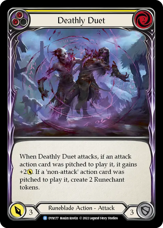 Card: Deathly Duet (yel)