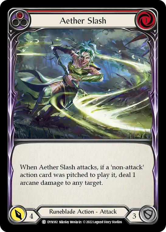 Card: Aether Slash (red)