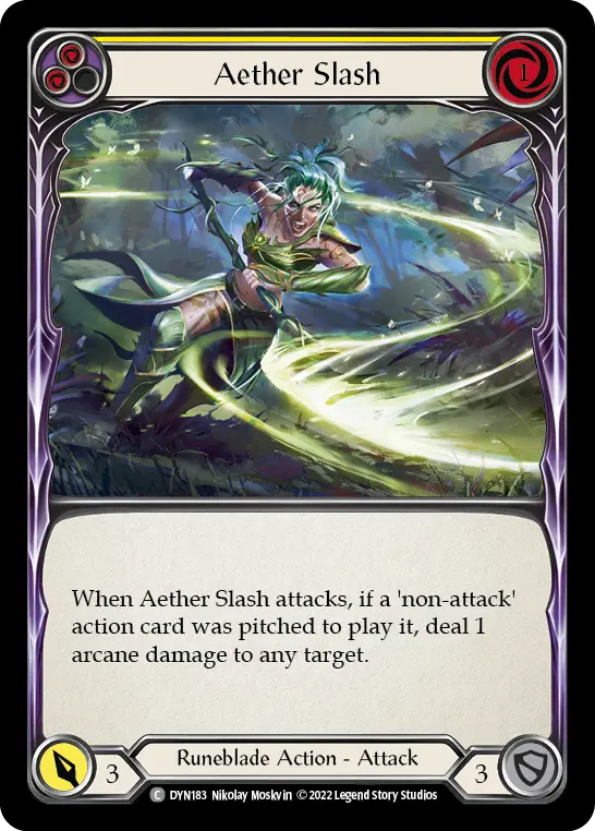 Card: Aether Slash (yel)
