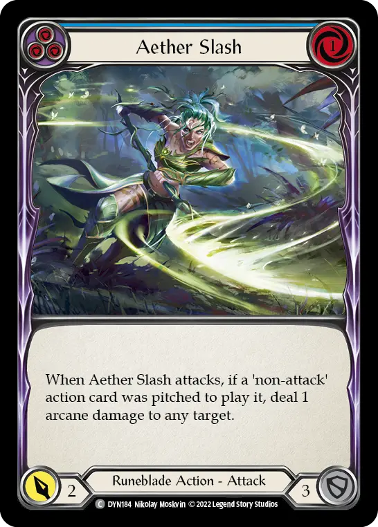 Card: Aether Slash (blu)