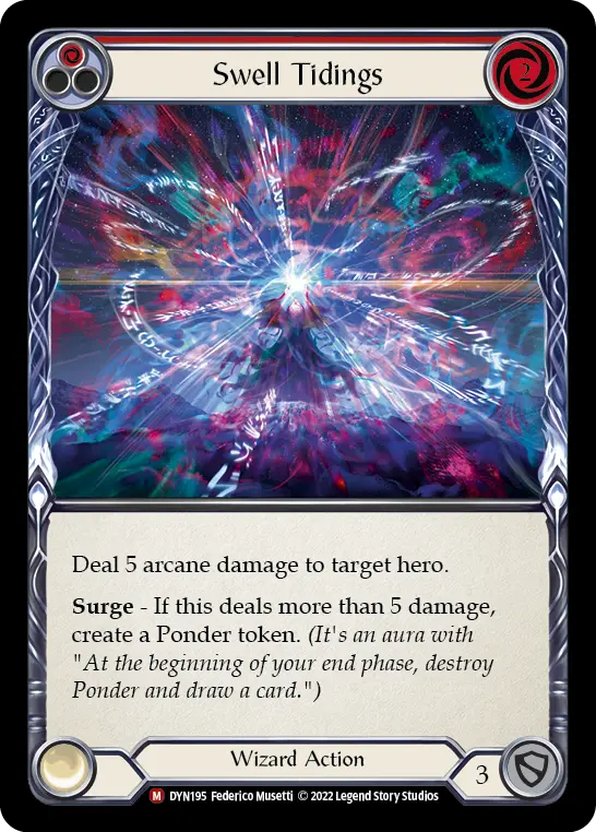 Card: Swell Tidings (red)