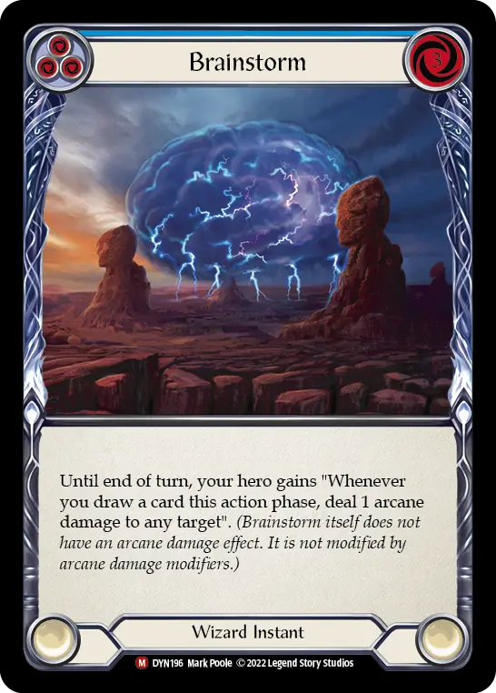 Card: Brainstorm (blu)