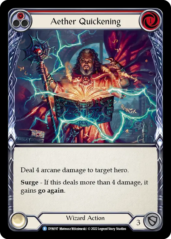 Card: Aether Quickening (red)