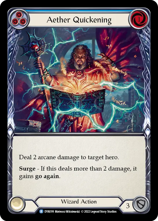 Card: Aether Quickening (blu)