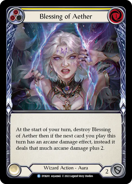 Card: Blessing of Aether (yel)