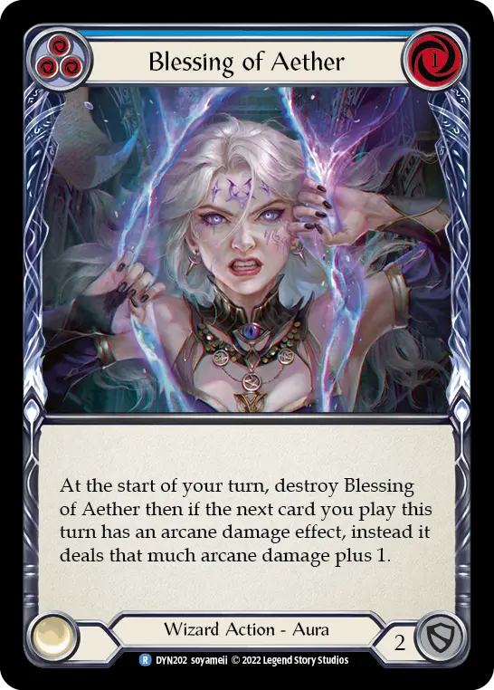 Card: Blessing of Aether (blu)