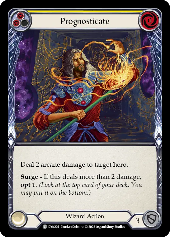 Card: Prognosticate (yel)