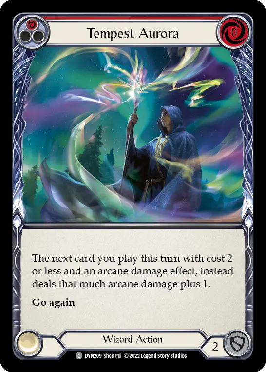 Card: Tempest Aurora (red)