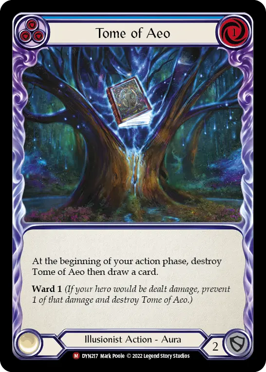 Card: Tome of Aeo (blu)