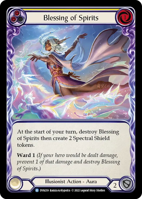 Card: Blessing of Spirits (yel)