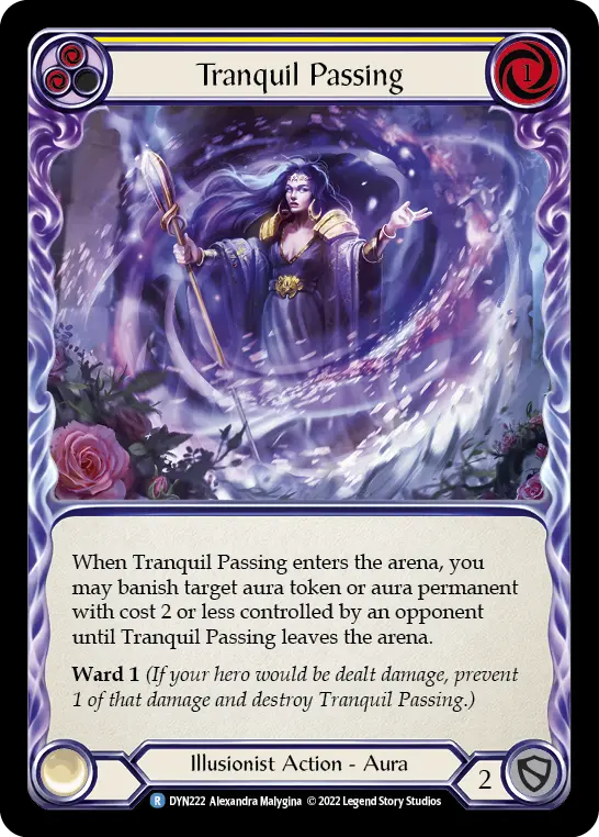 Card: Tranquil Passing (yel)