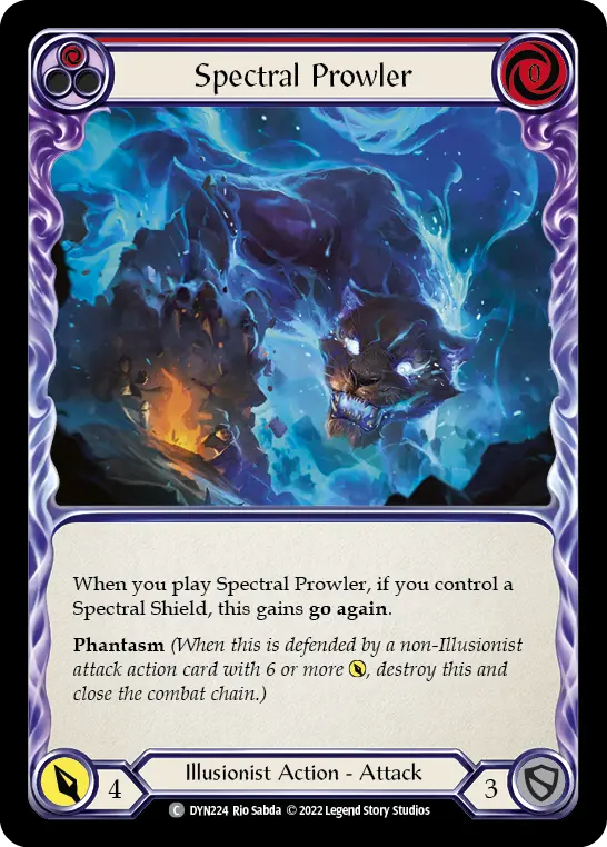Card: Spectral Prowler (red)