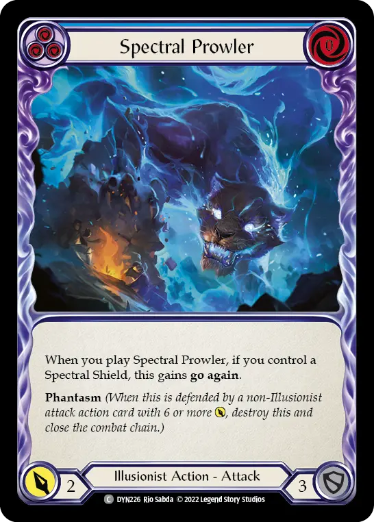 Card: Spectral Prowler (blu)
