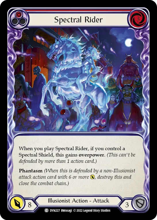 Card: Spectral Rider (red)