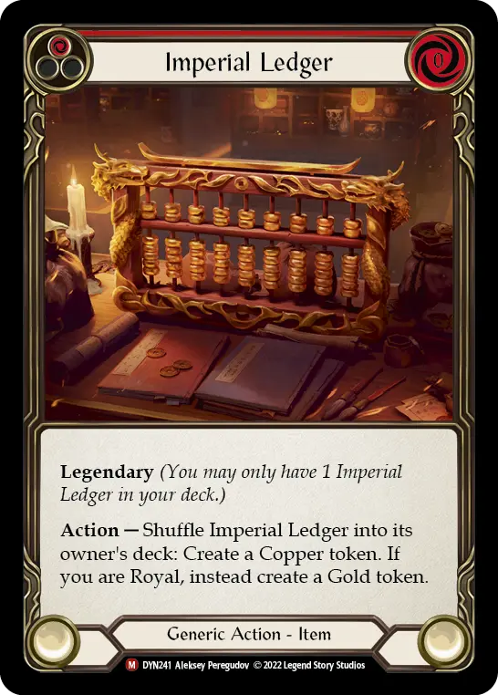 Card: Imperial Ledger (red)