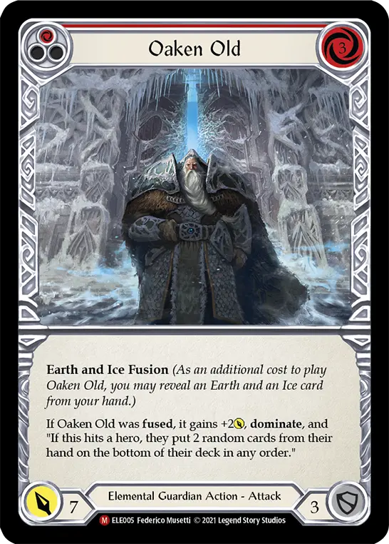 Card: Oaken Old (red)