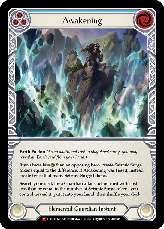 Card: Awakening (blu)