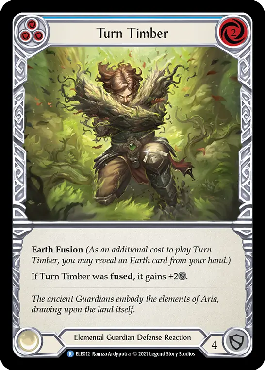 Card: Turn Timber (blu)