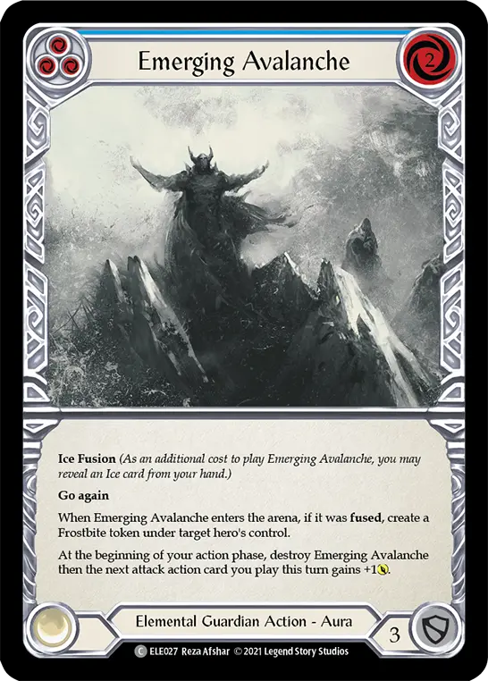 Card: Emerging Avalanche (blu)