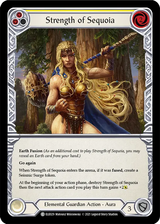 Card: Strength of Sequoia (yel)
