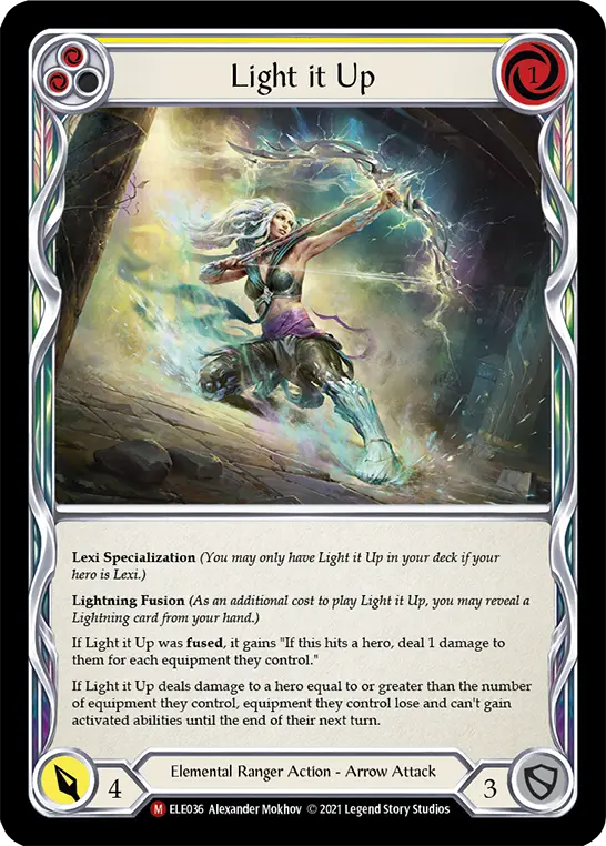 Card: Light it Up (yel)