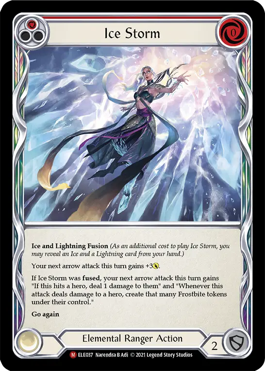 Card: Ice Storm (red)