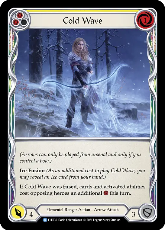 Card: Cold Wave (yel)