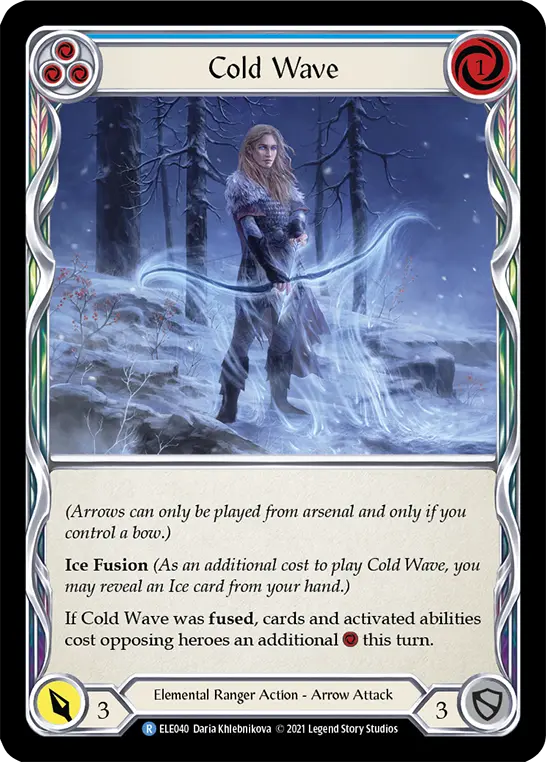 Card: Cold Wave (blu)