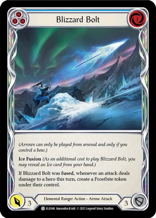 Card: Blizzard Bolt (blu)
