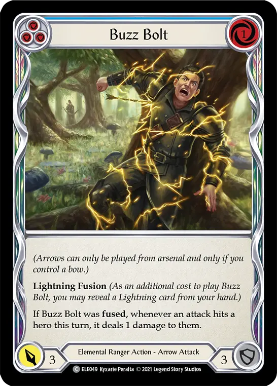 Card: Buzz Bolt (blu)