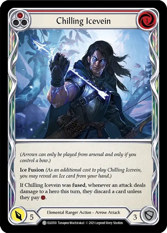 Card: Chilling Icevein (red)
