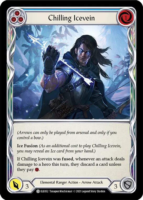 Card: Chilling Icevein (blu)