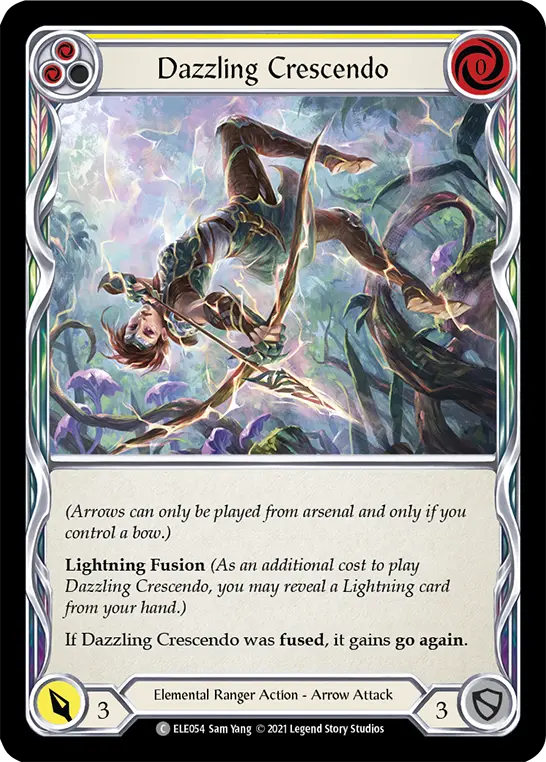 Card: Dazzling Crescendo (yel)