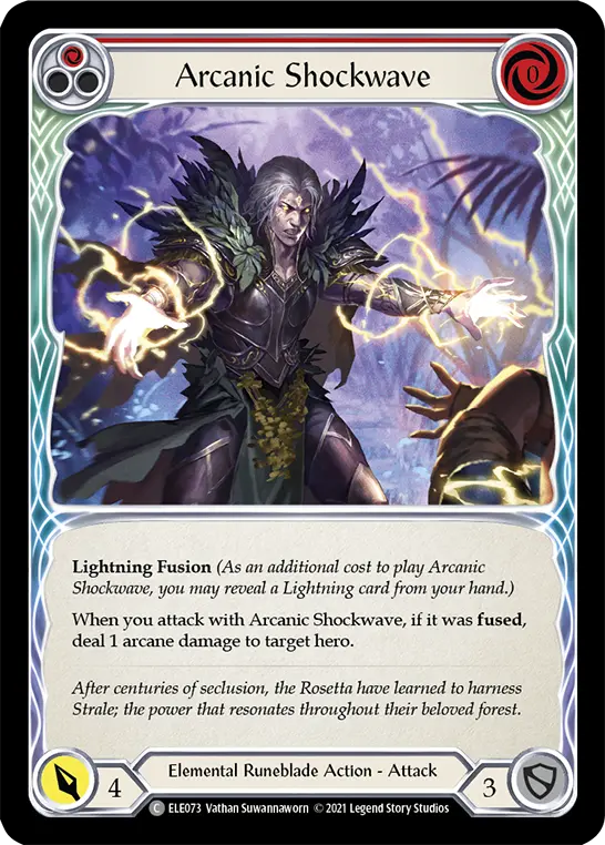 Card: Arcanic Shockwave (red)