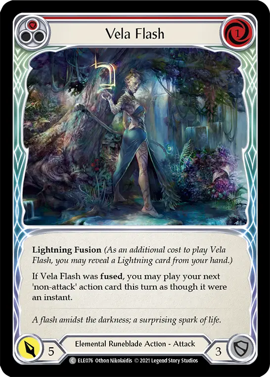 Card: Vela Flash (red)