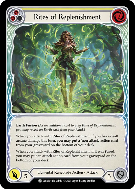 Card: Rites of Replenishment (yel)