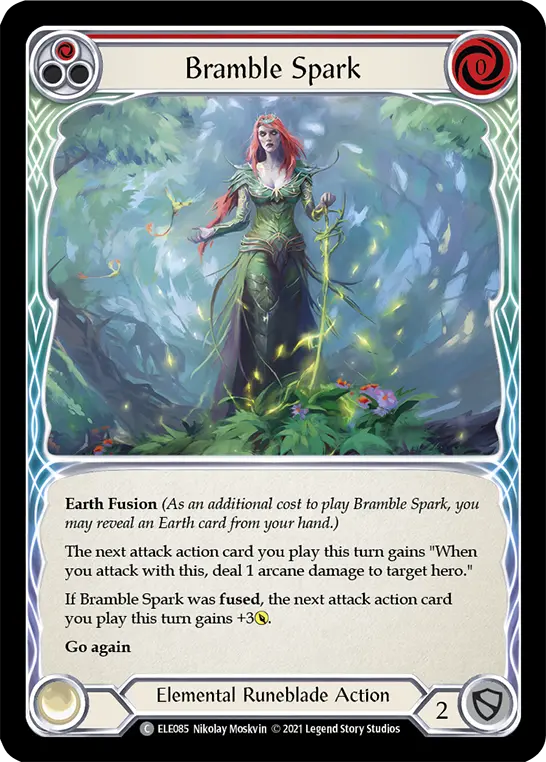 Card: Bramble Spark (red)