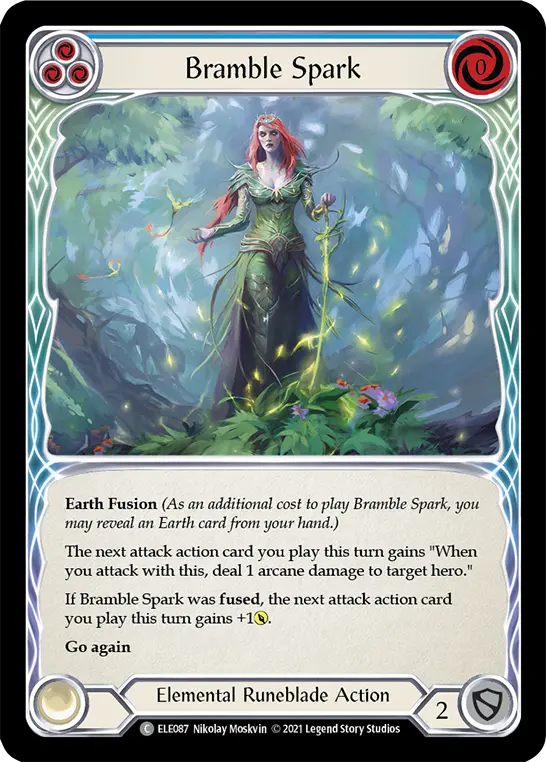 Card: Bramble Spark (blu)