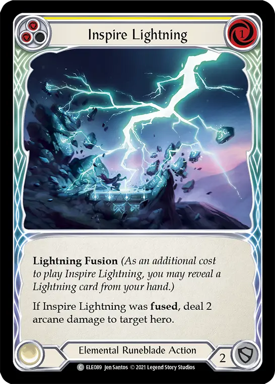 Card: Inspire Lightning (yel)