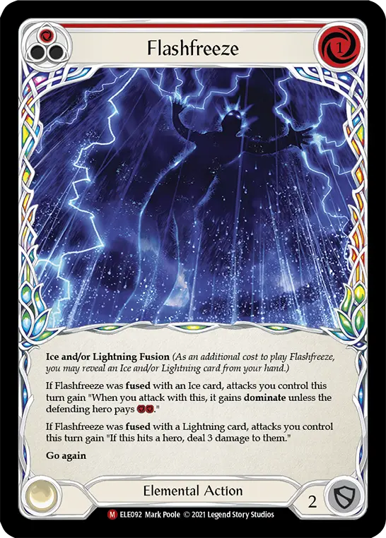 Card: Flashfreeze (red)