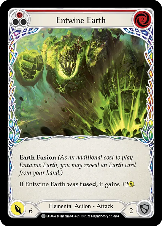 Card: Entwine Earth (red)