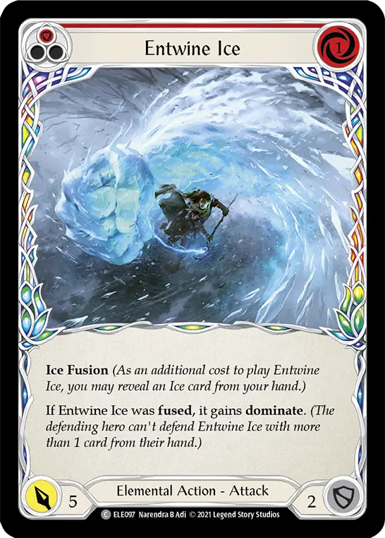 Card: Entwine Ice (red)