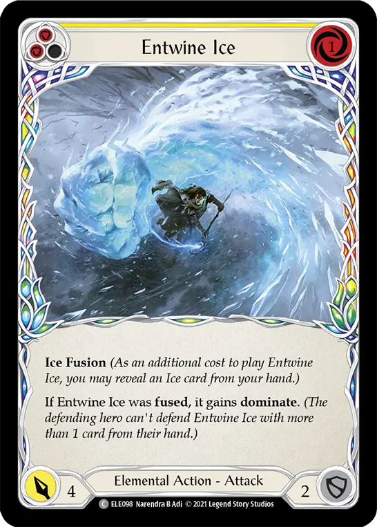 Card: Entwine Ice (yel)