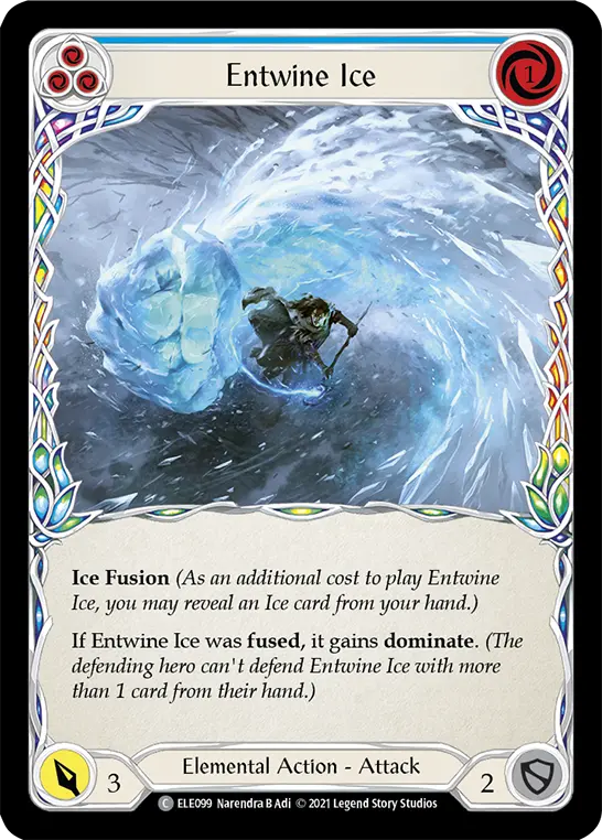 Card: Entwine Ice (blu)