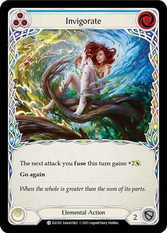Card: Invigorate (blu)