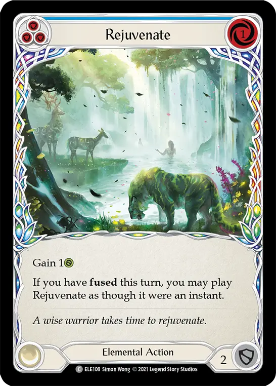 Card: Rejuvenate (blu)