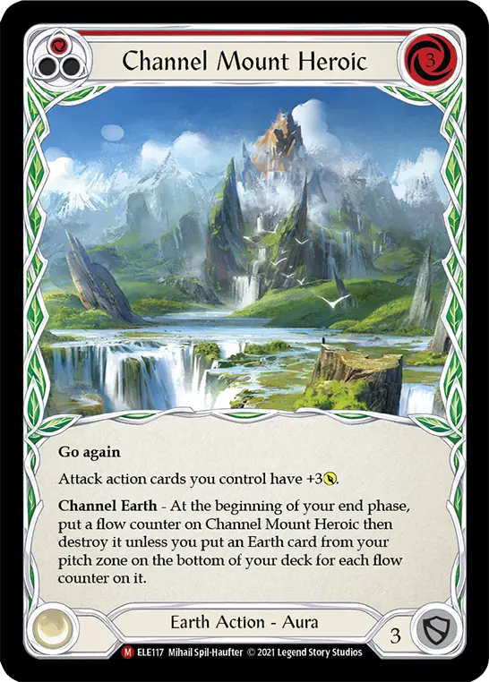 Card: Channel Mount Heroic (red)